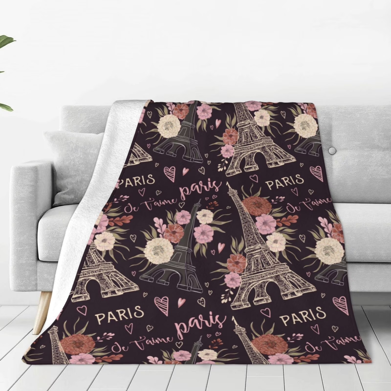 Романтический флисовый плед с  – обзор и цена Home Textiles Paris