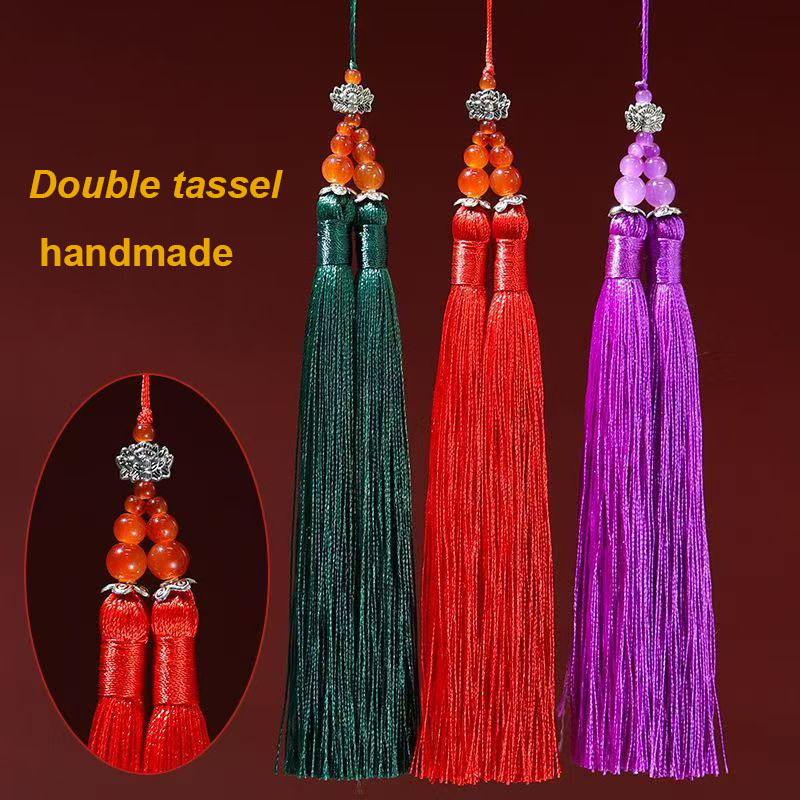 1/2 шт. 15 см Двойные кисточки – обзор и цена Home Textiles Suppliers In Usa